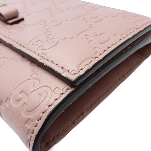 GUCCI Pink Leather Wallet - Picture 4 of 10